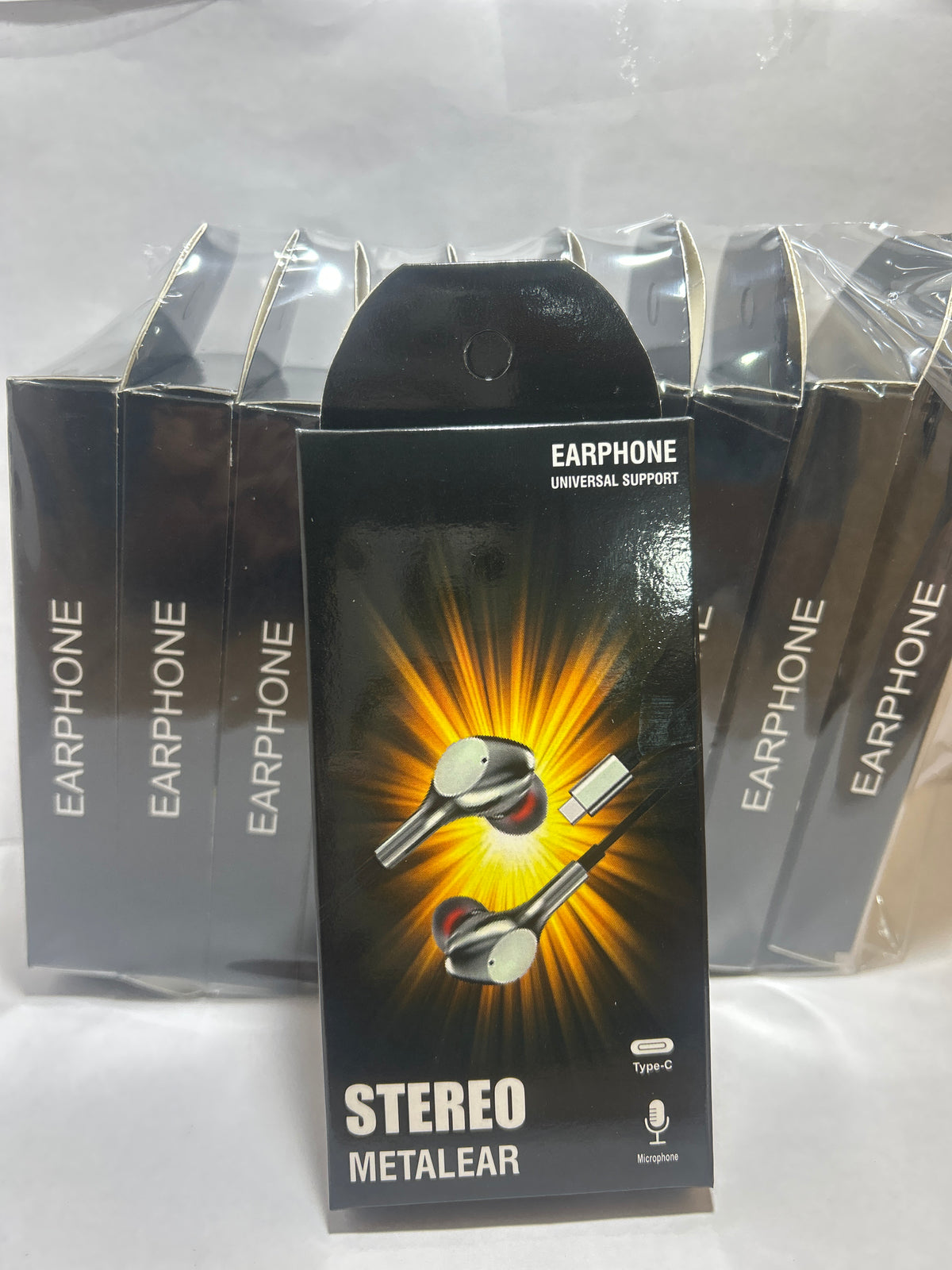 Stereo Metalear Type C Wired Box Earphones