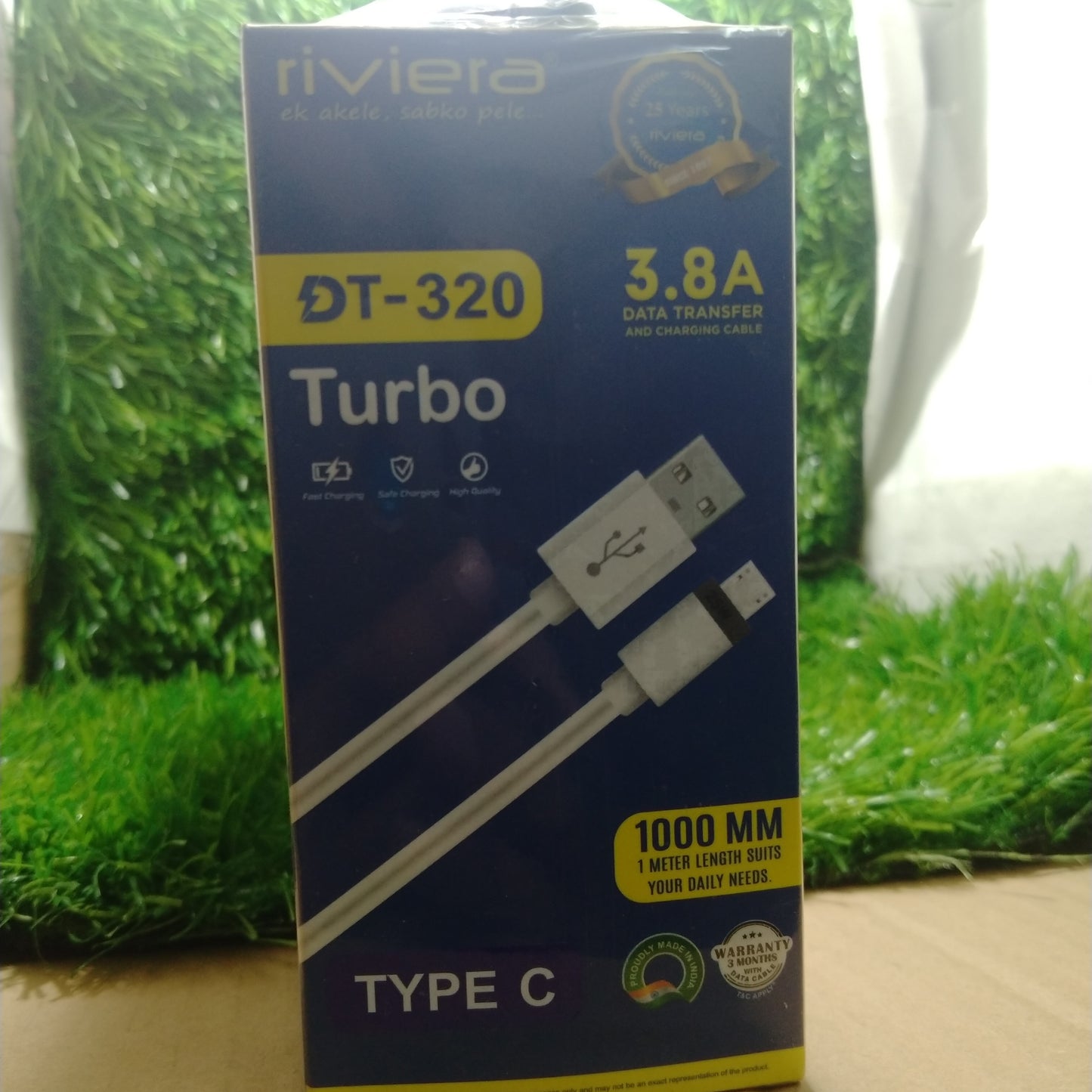 Riviera DT-320 Turbo/Type c Cable (100 pc per 1 hair dryer free )