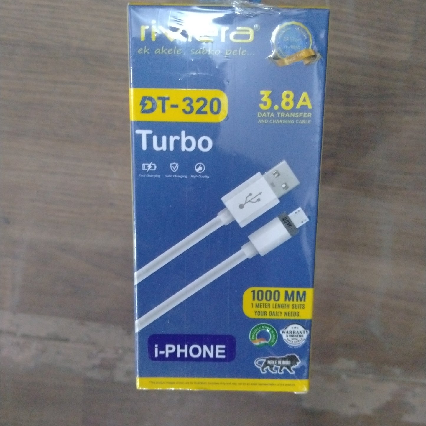 Riviera DT-320 Turbo/Iphone Cable (100 pc per 1 hair dryer free )