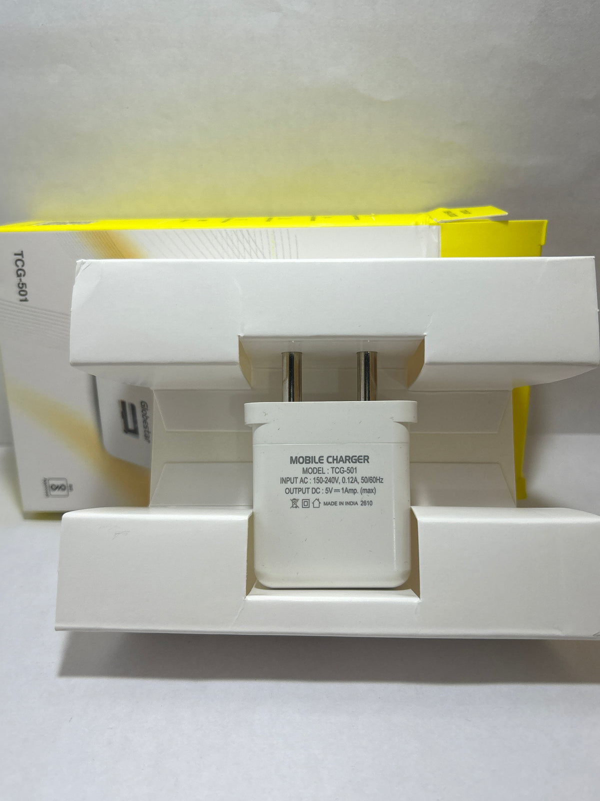 Globstar TCG-501 USB-A DOCK CHARGER WHT 5W