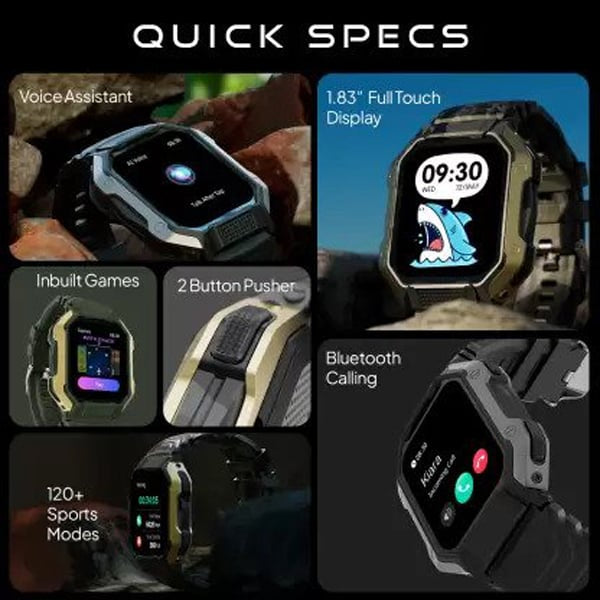 Fire Boltt Original Shark Smart Watch New company pack