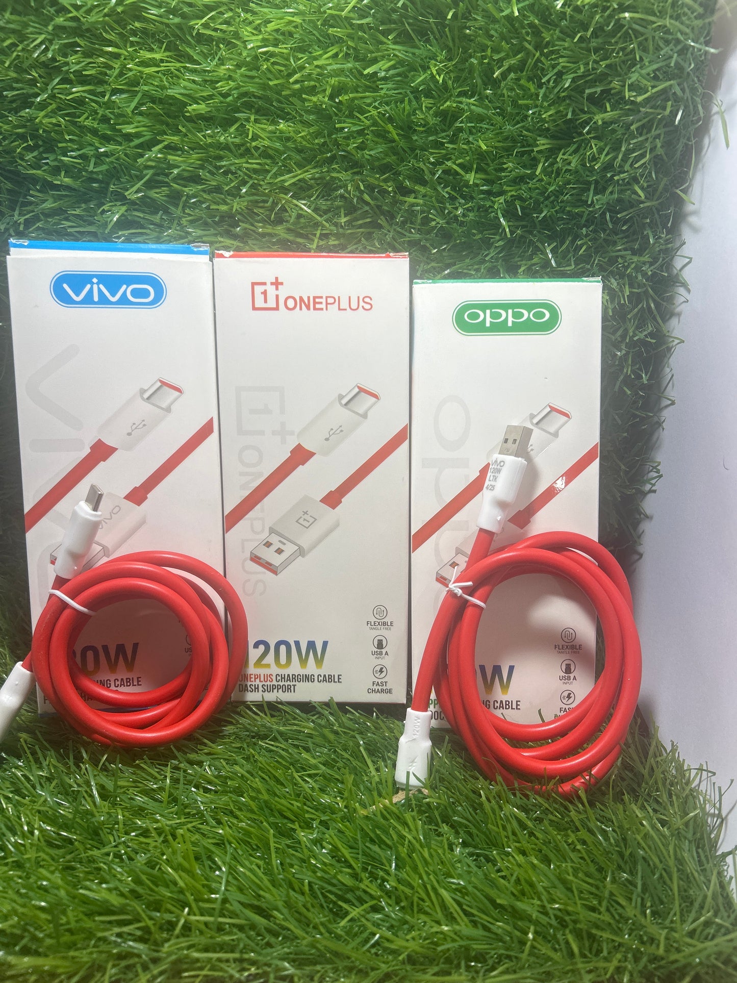 One+, Oppo, Vivo 120W/6mm Super Vooc Type C Cable