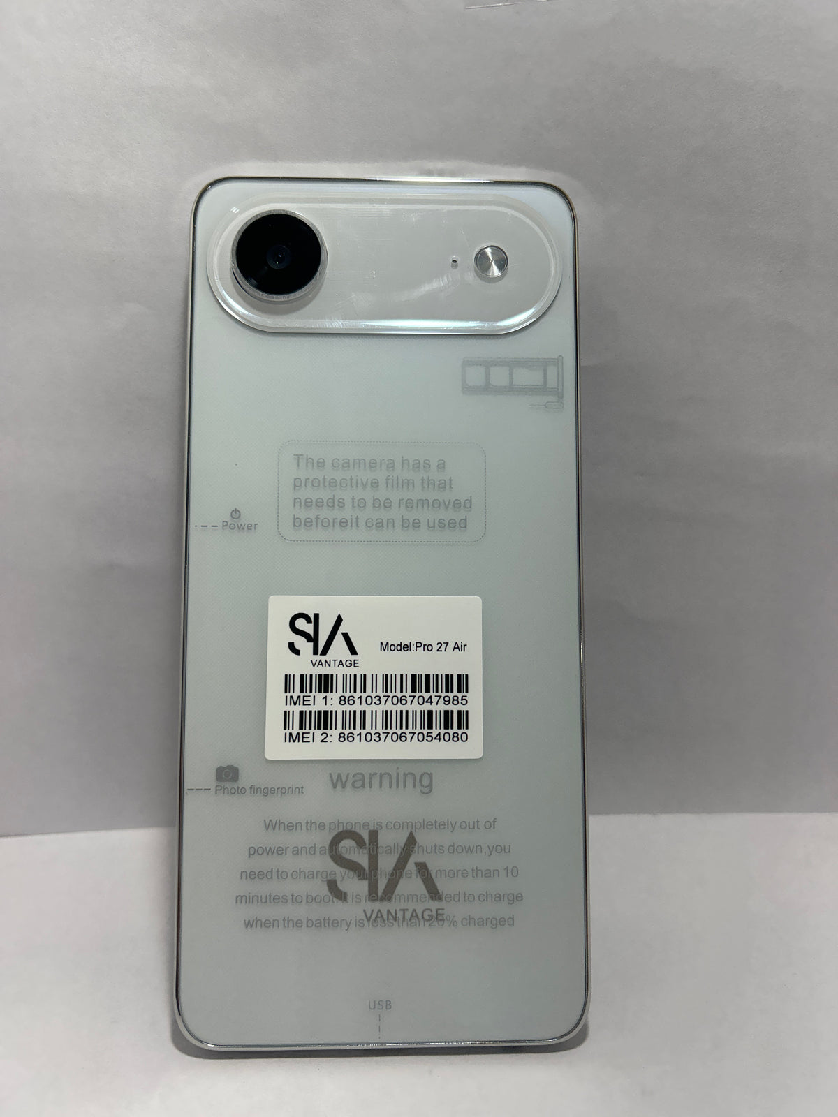 SIA Pro 27 Air 6.56"Display Android Phone