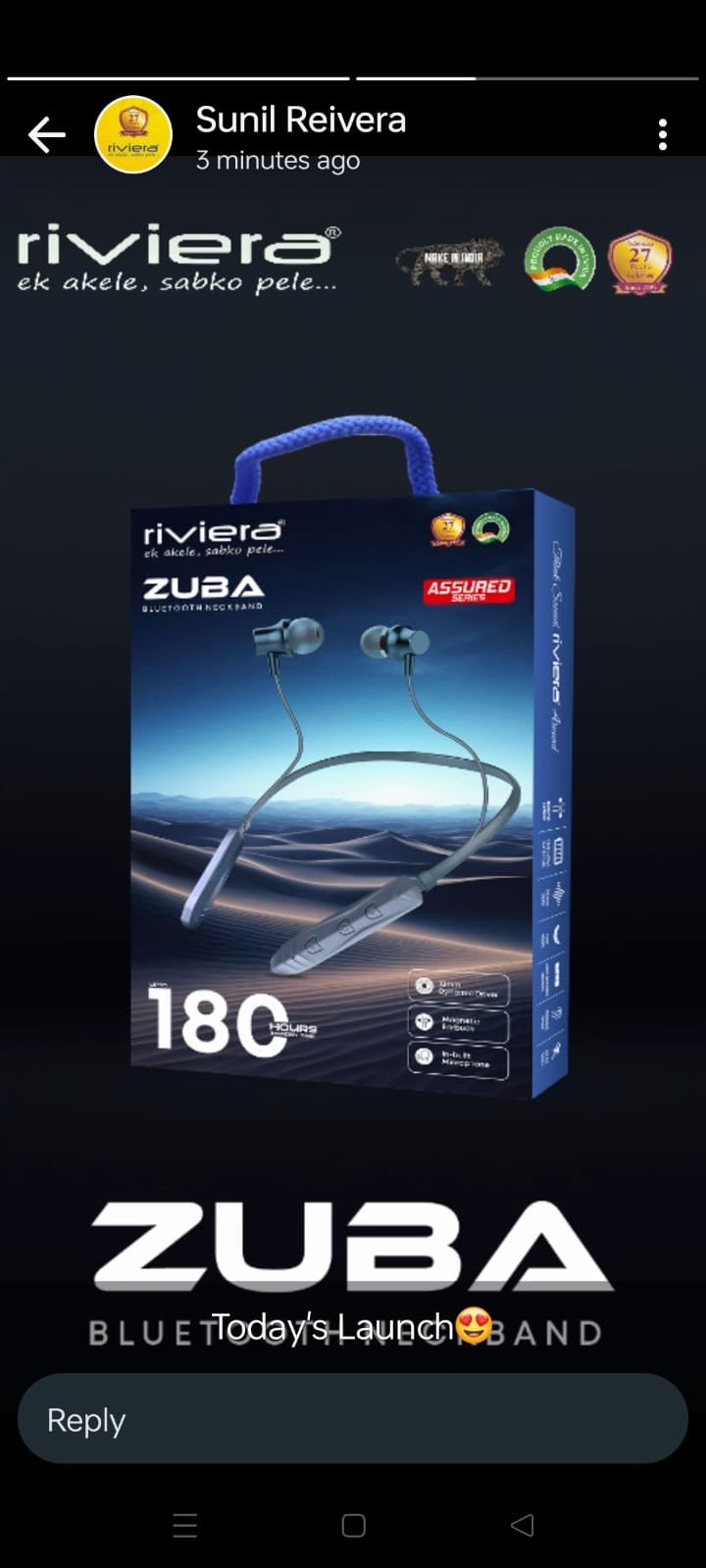 Riviera Zuba Neckband