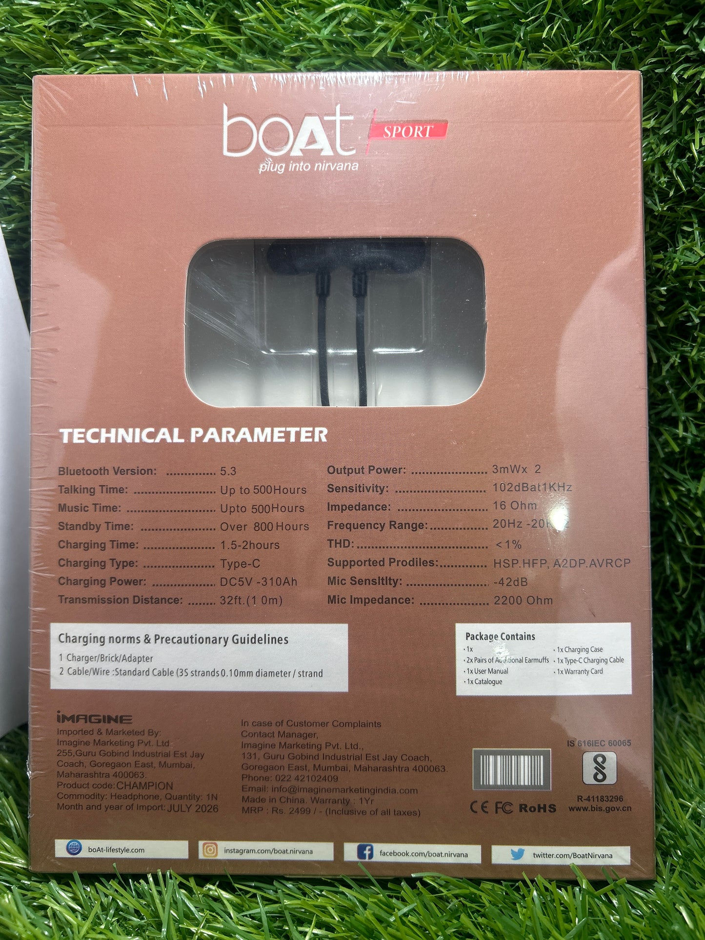 Boat Champion Rockerz Magnetic ON OFF Neckband