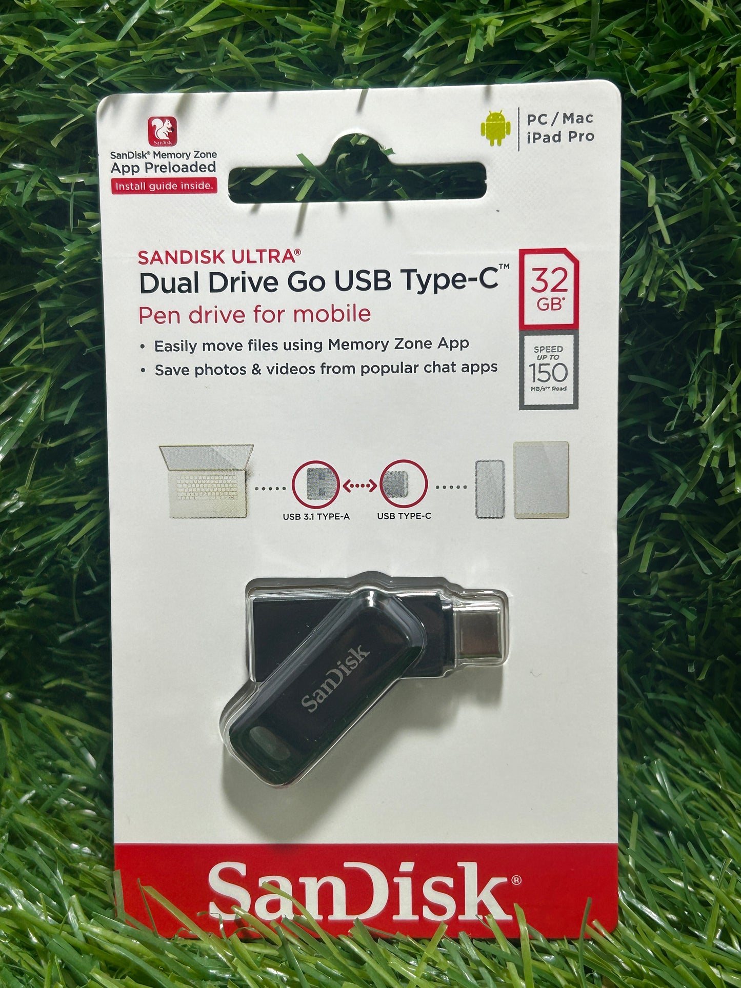 Sandisk 32GB Type C Pendrive