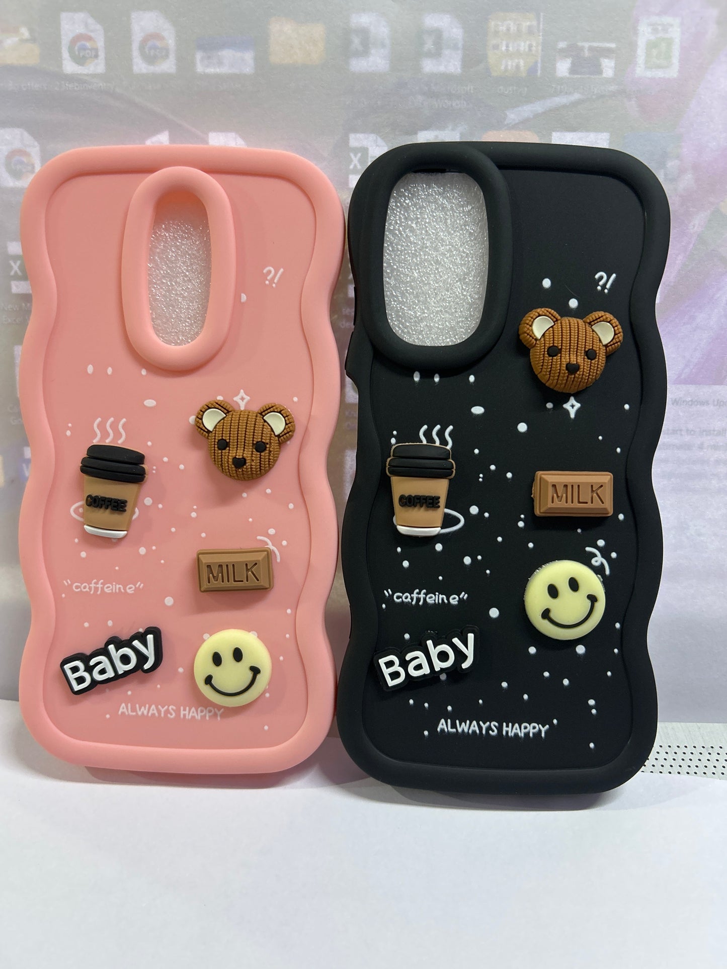 Girls Coffee Case With Curv Cut COVER SAMSUNG