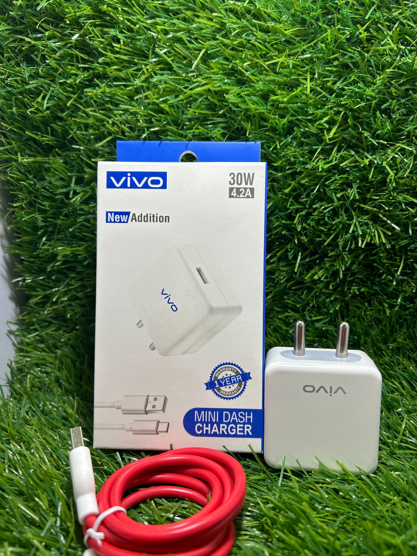 Mini Dash Oppo,Vivo,Mi, One+ 30W/4.2A Type C Charger with Cable