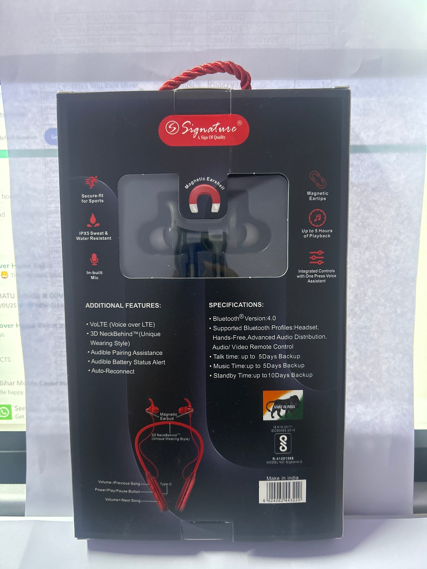 Signature Sigband-2/ Magnetic Neckband