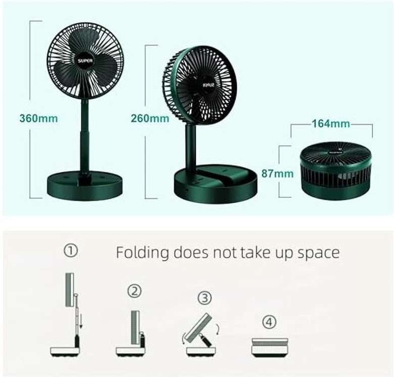 Foldable Solid portable Fan