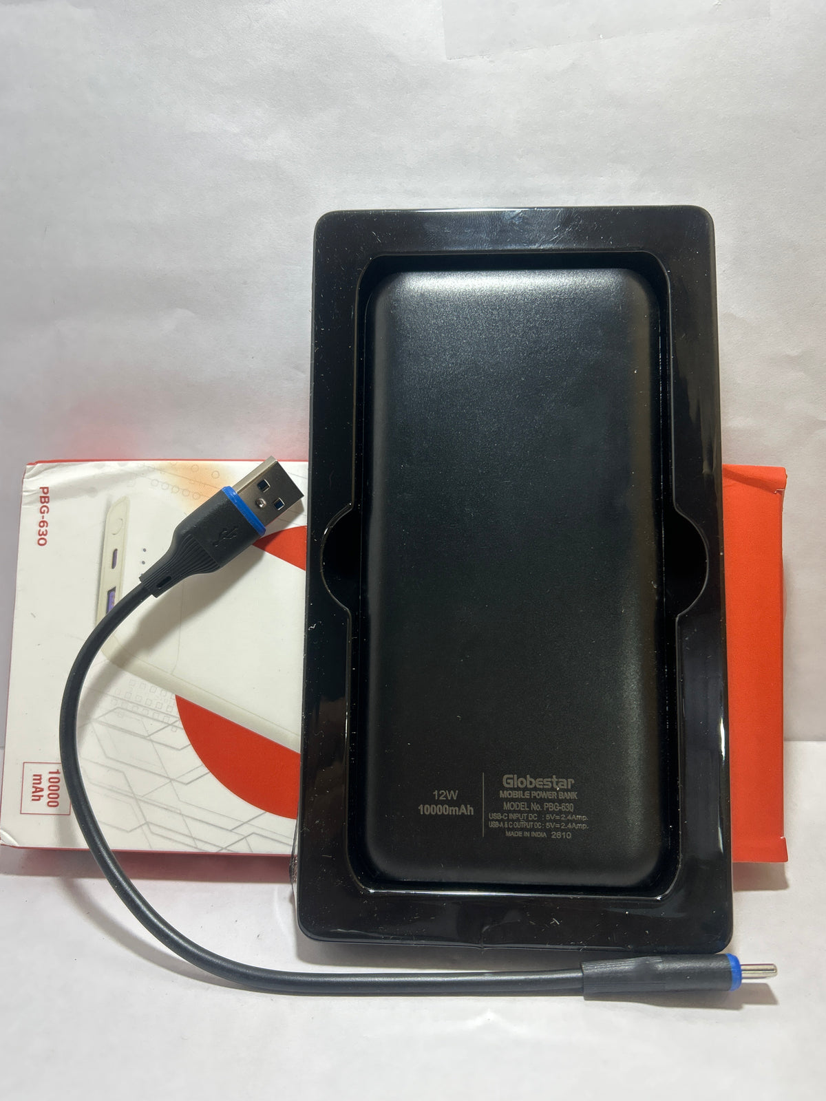 Globstar PBG-630 POWER BANK 10000MAH BLACK / White