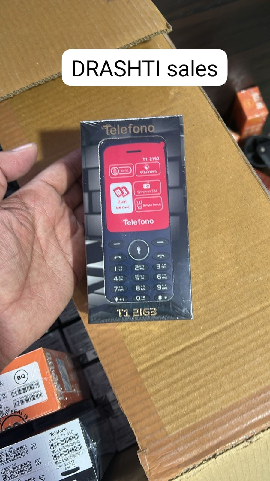 Telefona 1.8 Display Keypad Mobile