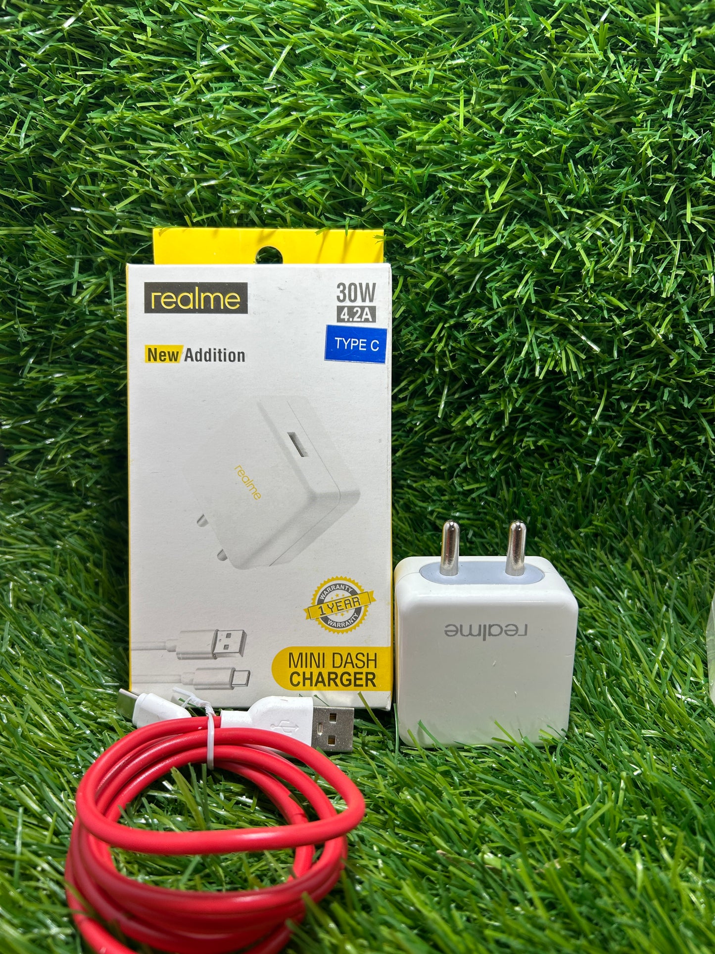 Mini Dash Oppo,Vivo,Mi, One+ 30W/4.2A Type C Charger with Cable
