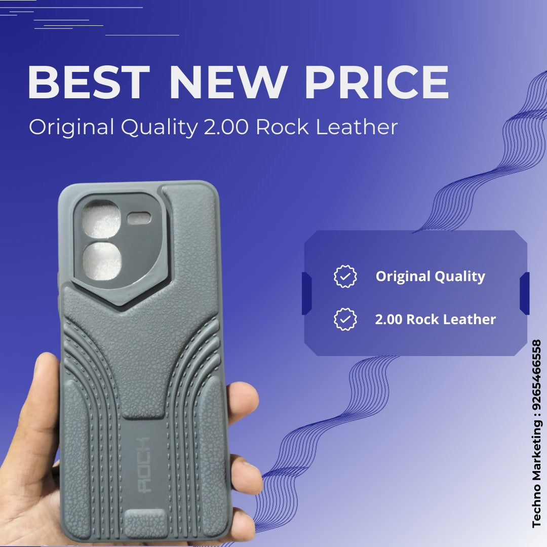Rock Leather Mobile Cover