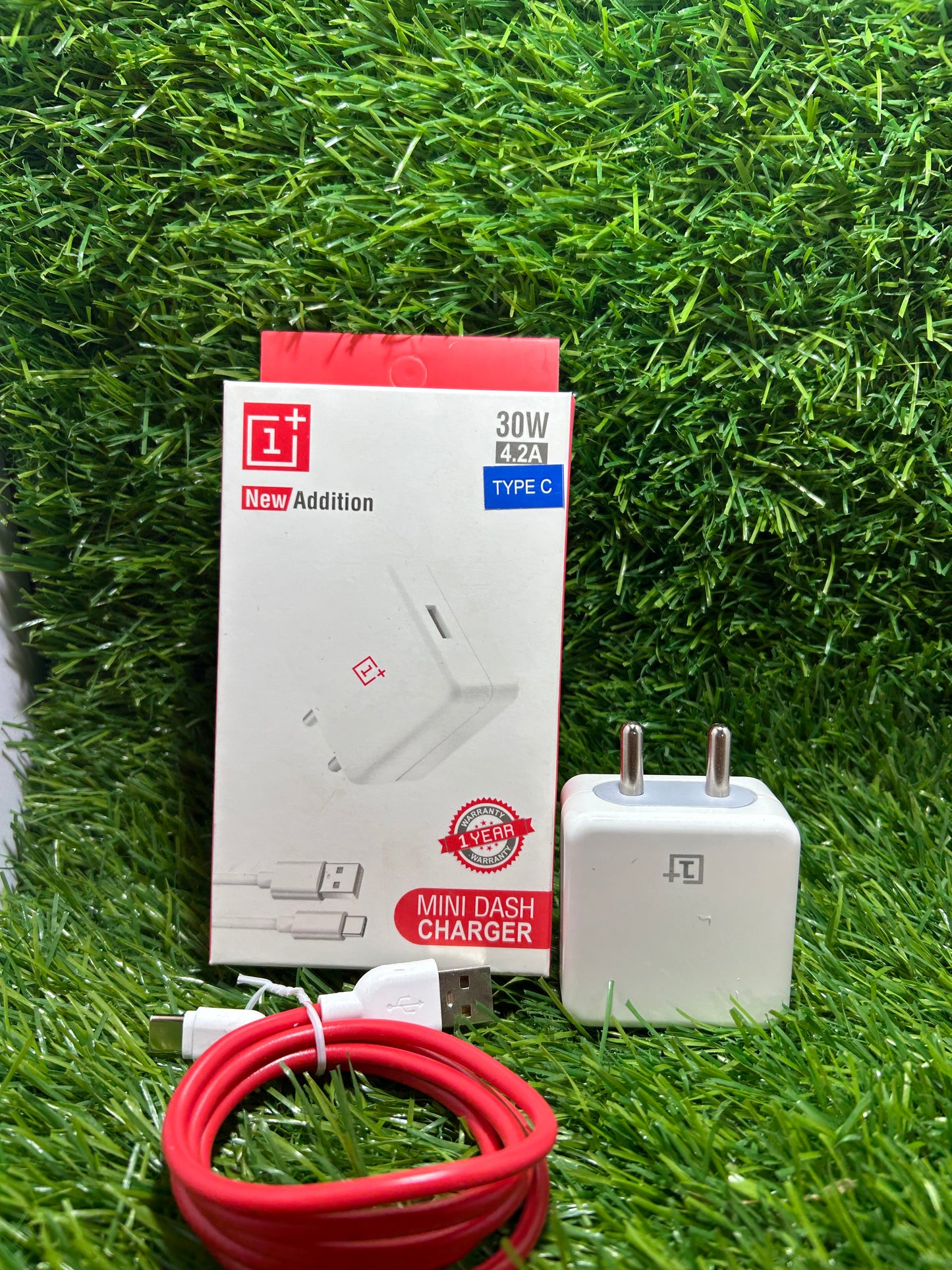 Mini Dash Oppo,Vivo,Mi, One+ 30W/4.2A Type C Charger with Cable