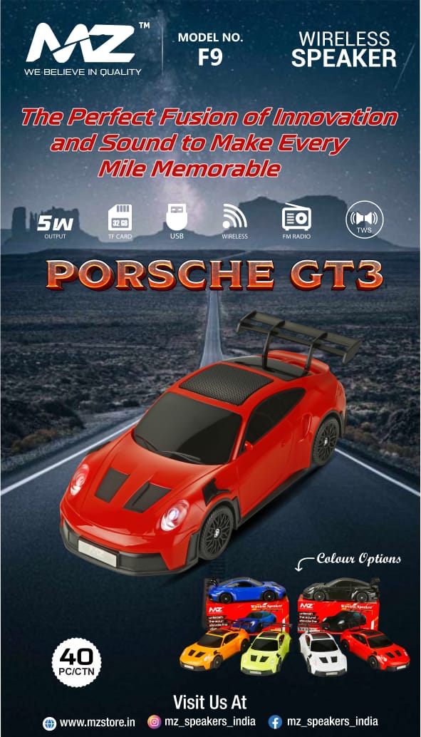 MZ F9 Car Shape Bluetooth Speaker
