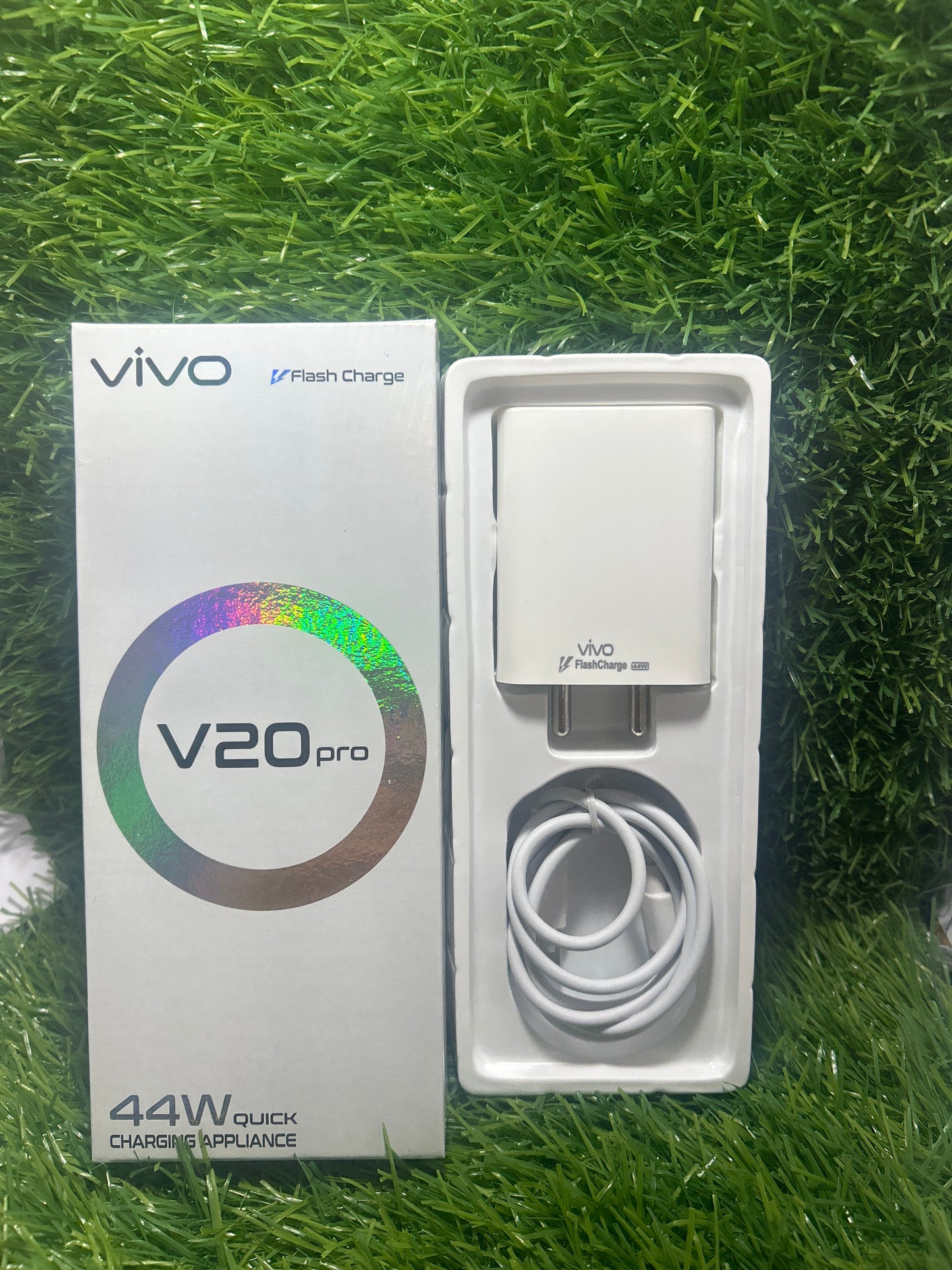 Vivo V20/44W Charger With Cable