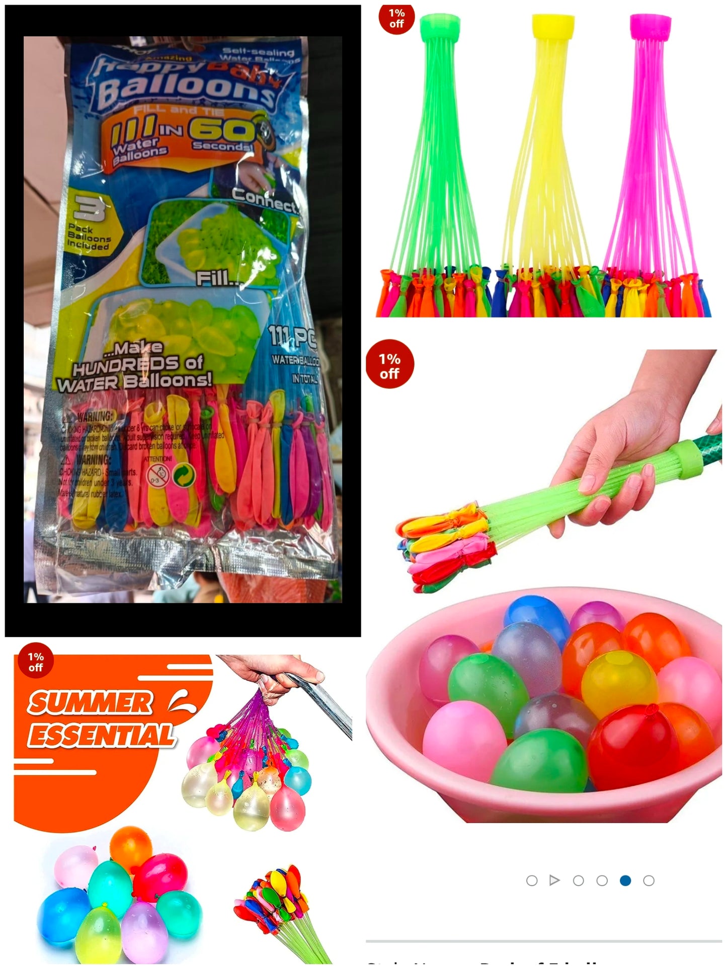 Water Balloons 111 pc