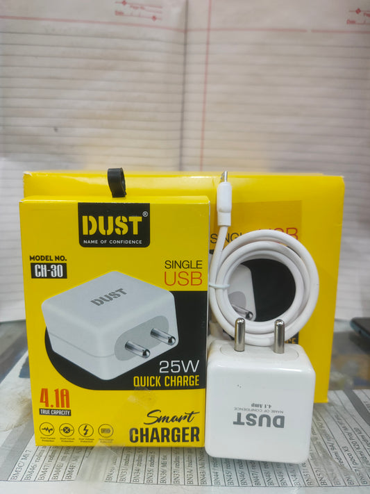 DUST CH 30 /4.1A/30Watt V8/LG3500 Charger
