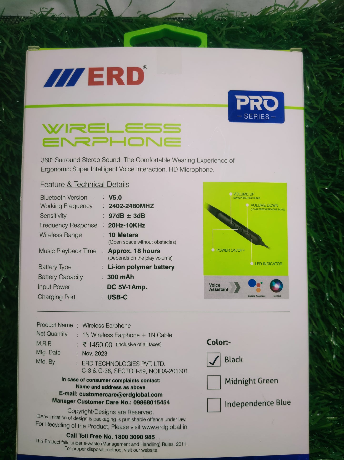 ERD WE-31 BLUETOOTH NECKBAND