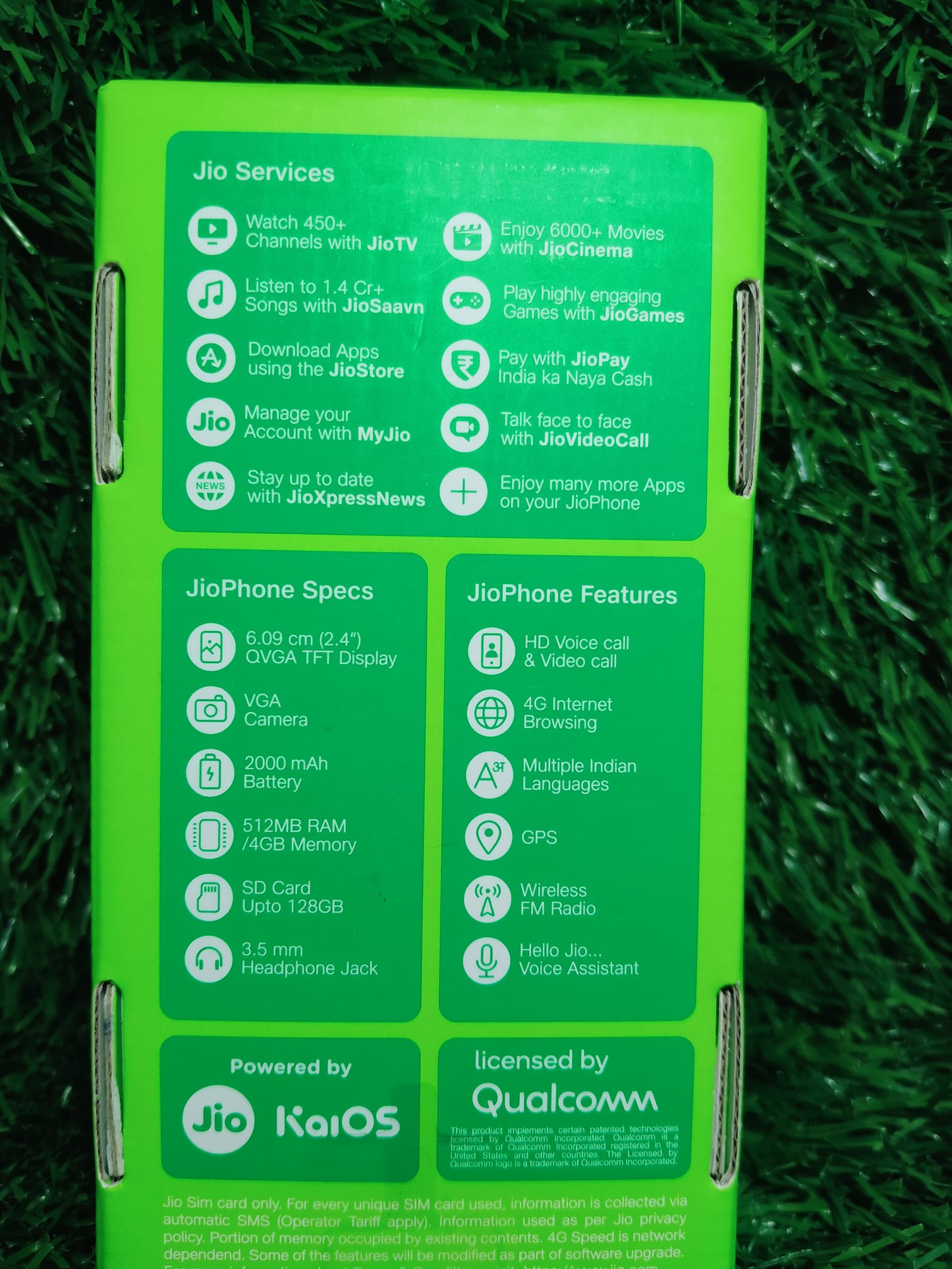 jio green F320 Mobile phone (new)