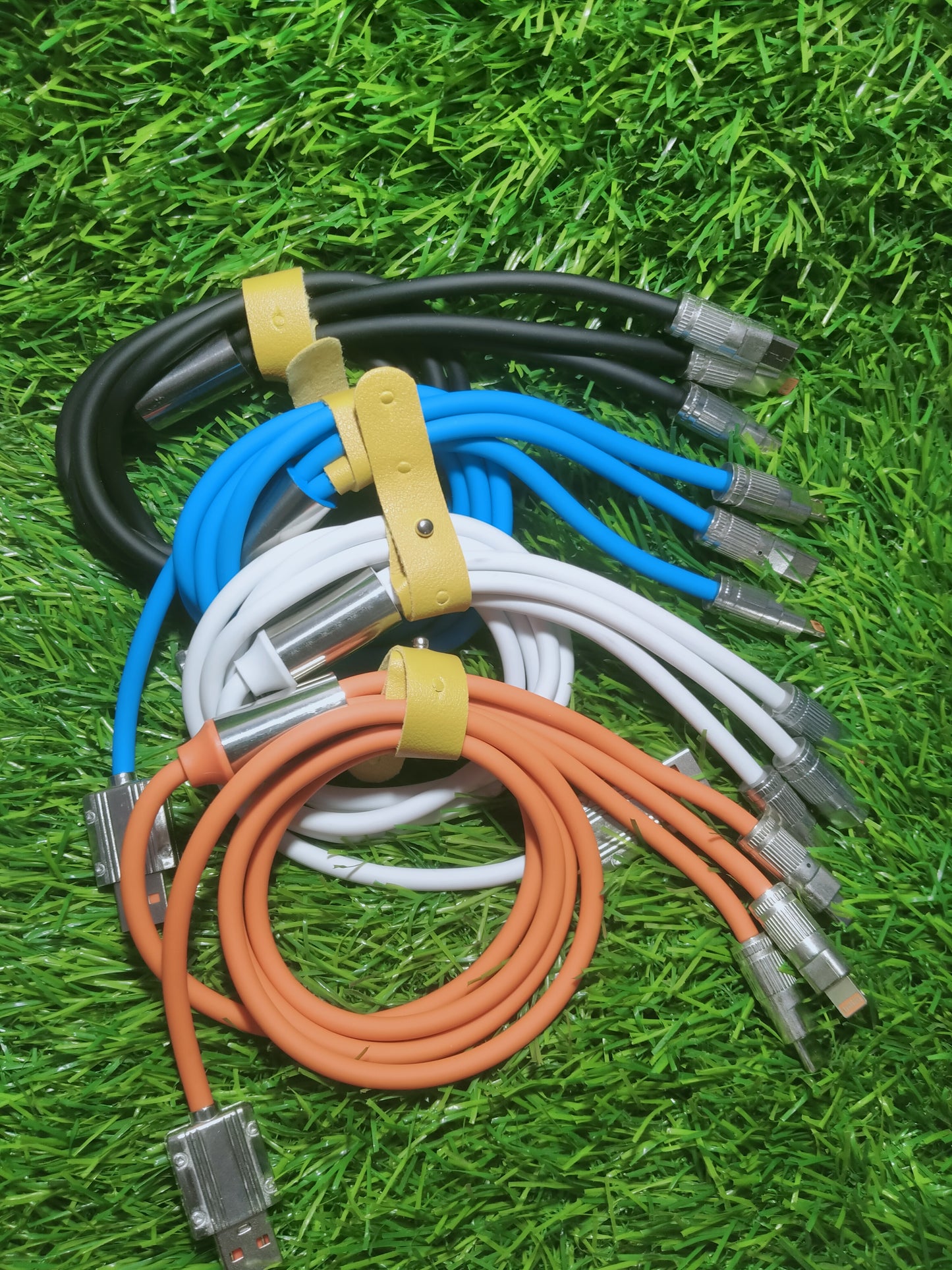 120W,6A, 3in1 ,led flash,metal braided cable
