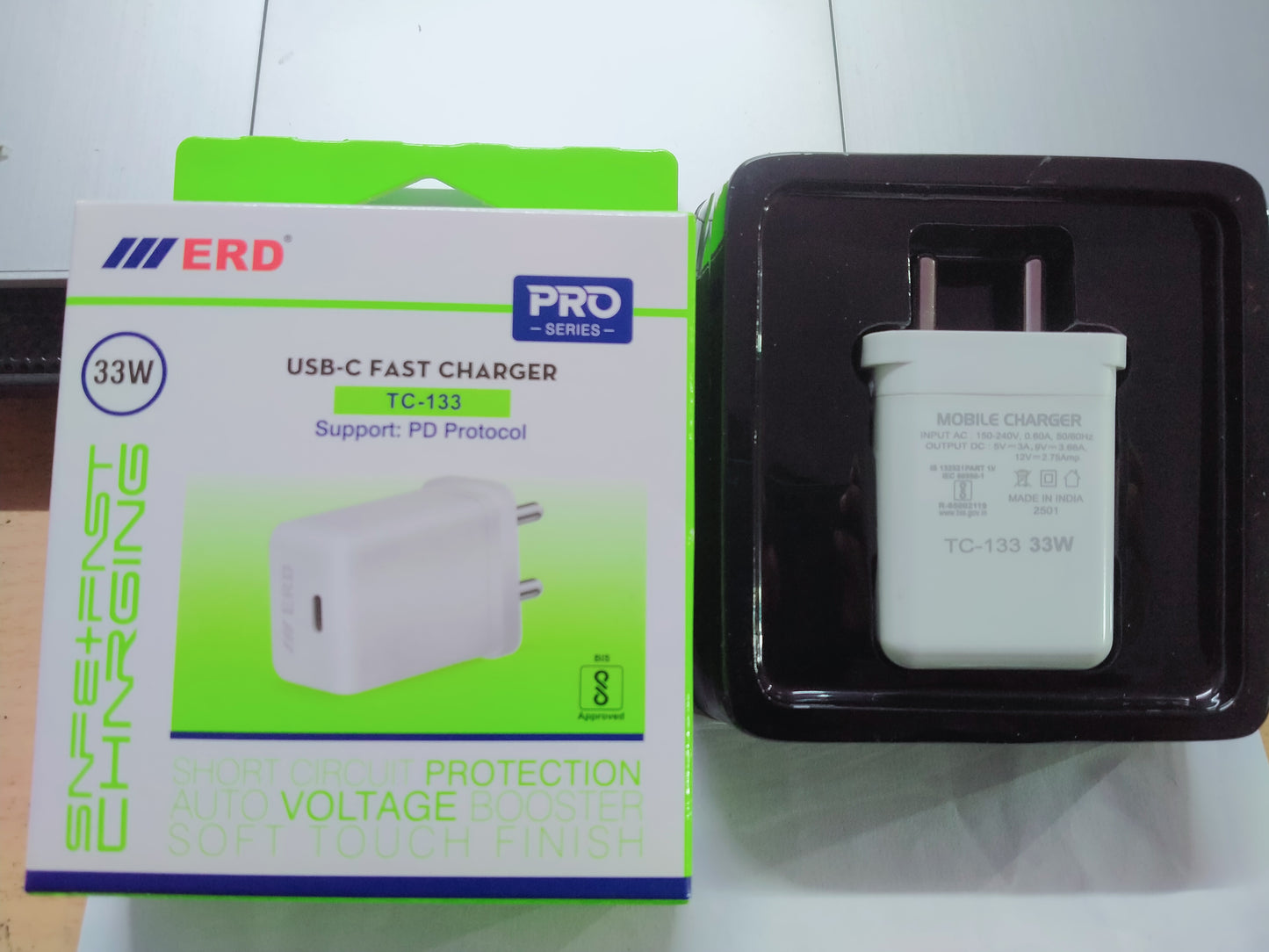 ERD TC-133 ,33W, Usb-C PD dock charger