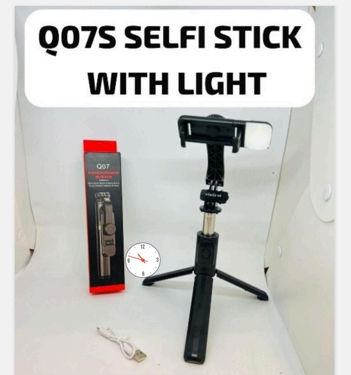 Q07 Selfie Stick with Light