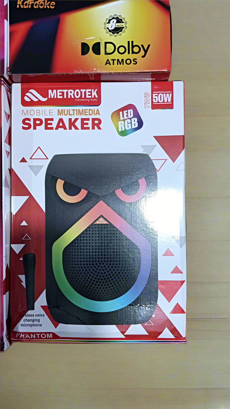 Metrotek Mobile Multimedia Speaker With Voice changing Microphone