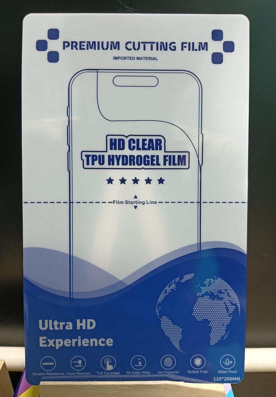 HD Clear TPU 4 Layer HYDROGEL Flim Blue