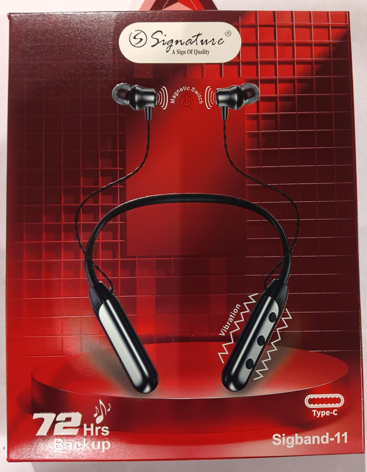 Signature Sigband-11 / Magnetic Type C Neckband