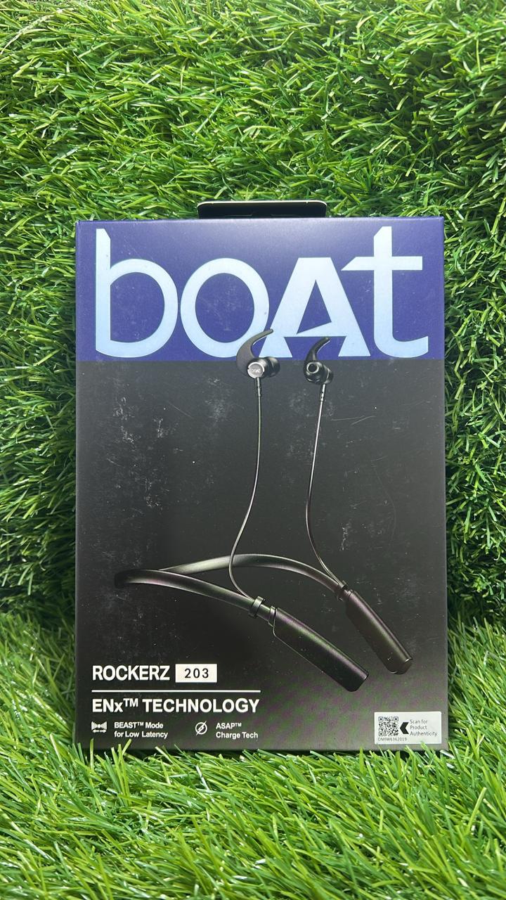 Boat Rockerz 203 Original Bluetooth Wireless Neckband