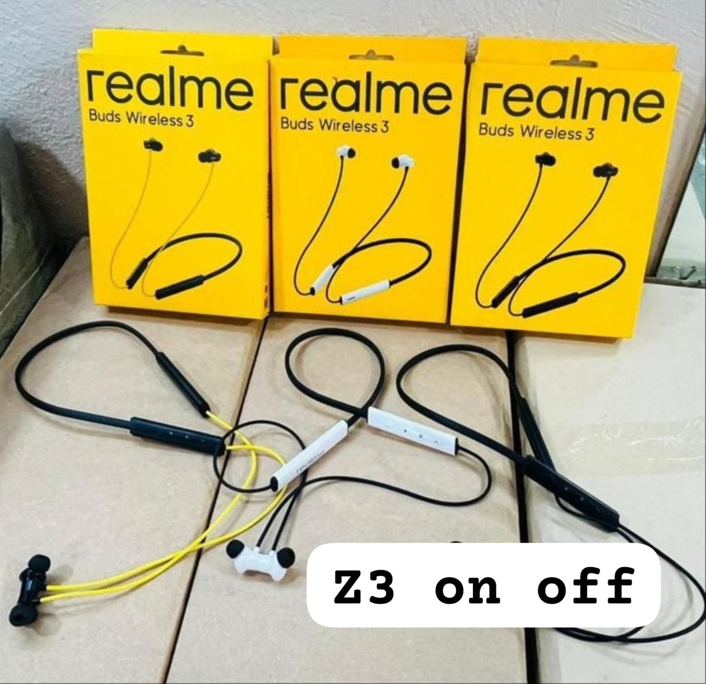 Realme Wireless 3 Neo Megnatic ON/OFF Bluetooth Neckband