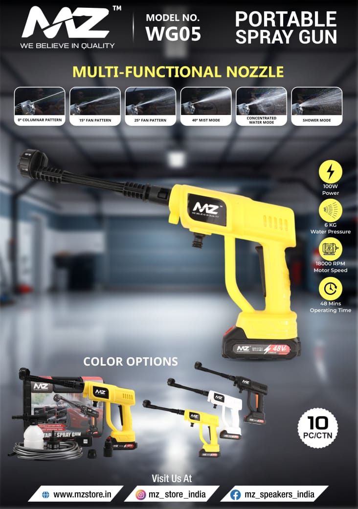 MZ WG05 Multi Functional Nozzle Portable Spray Gun