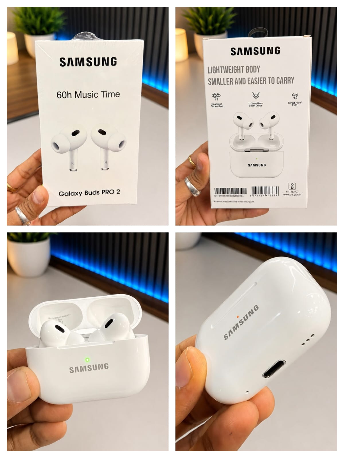 Samsung Pro 2 og Heavy Bass Buds