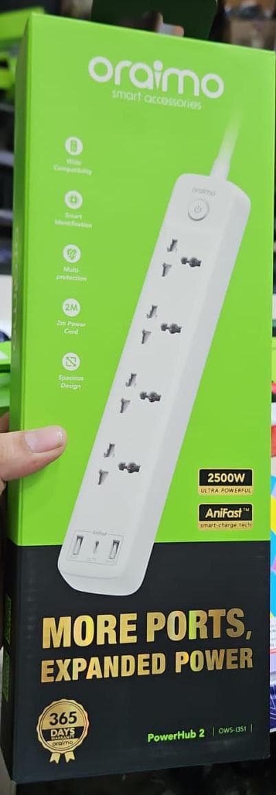 Oraimo PowerHub 2 Power Strip Extension Board