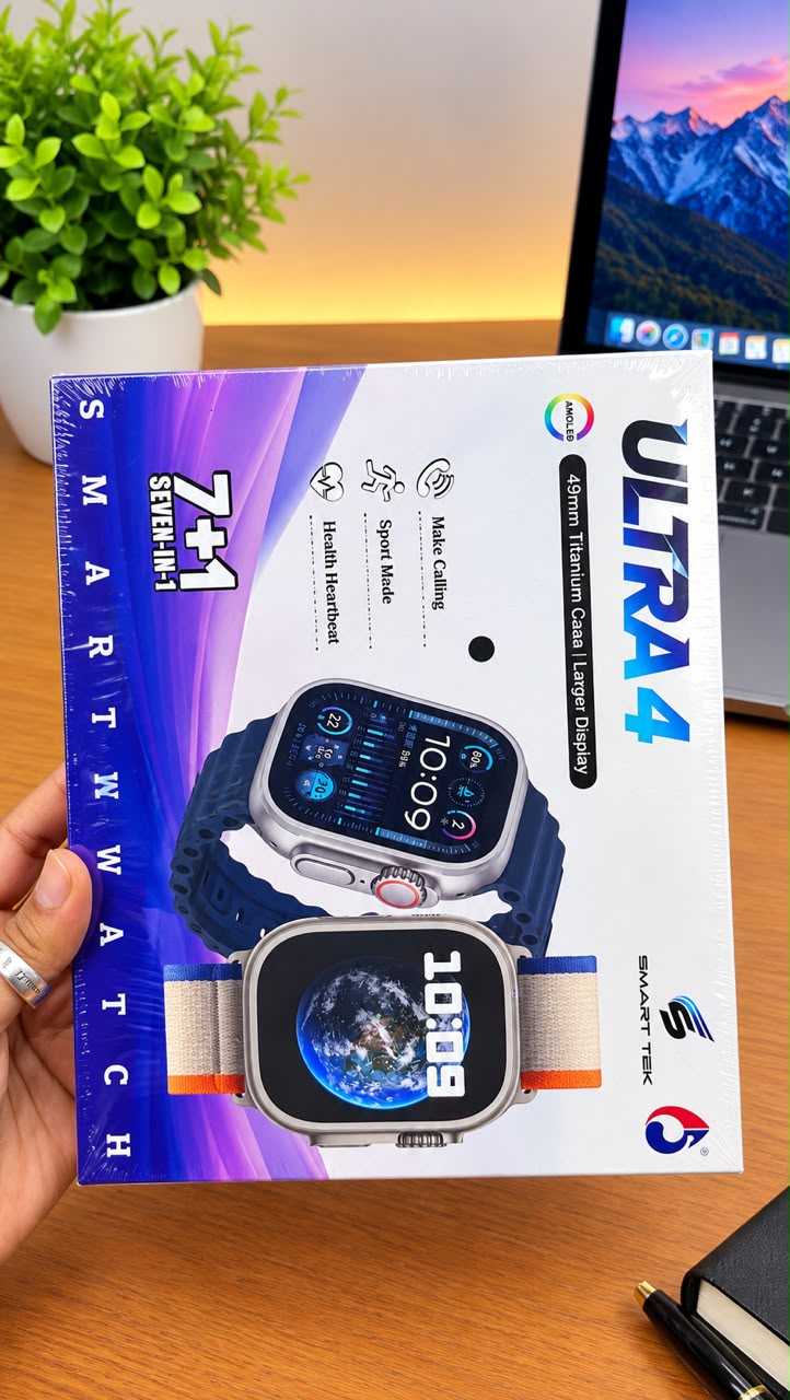 Ultra4 49mm Titanium Case 7+1 Smart Watch- 02