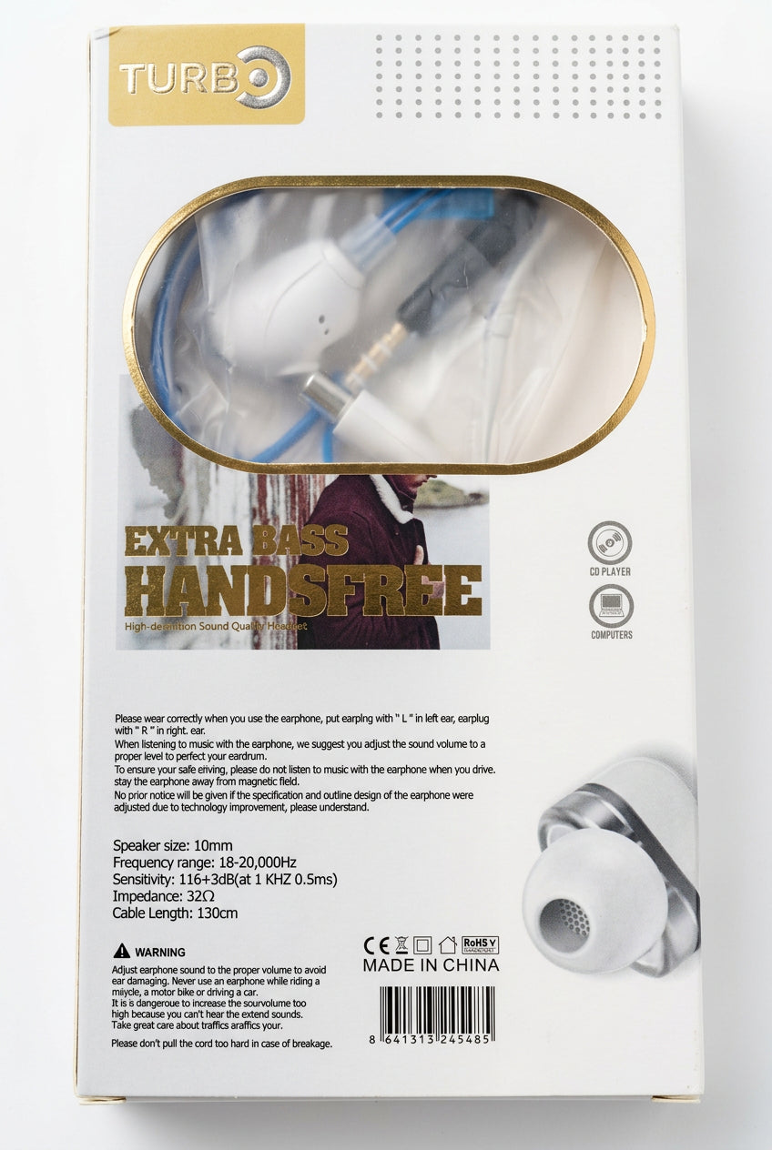 J8 Turbo Extra Bass Box Handfree