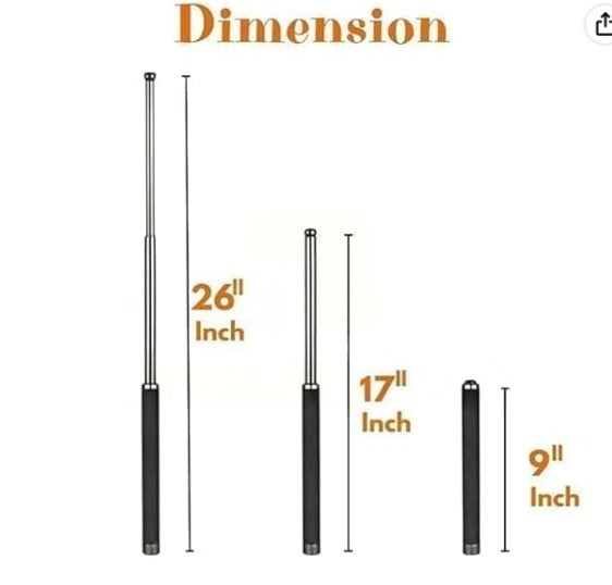 Premium Stainless Steel Foldable Self-Defence Stick