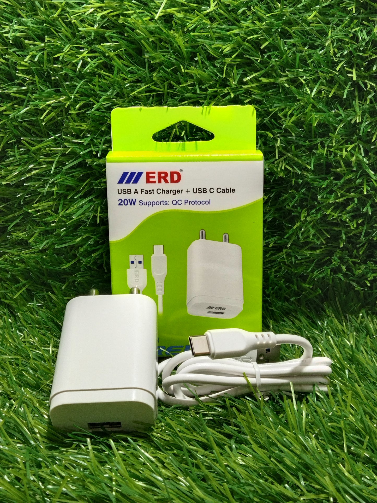 ERD TC 221 Charger + USB-C QC 20W