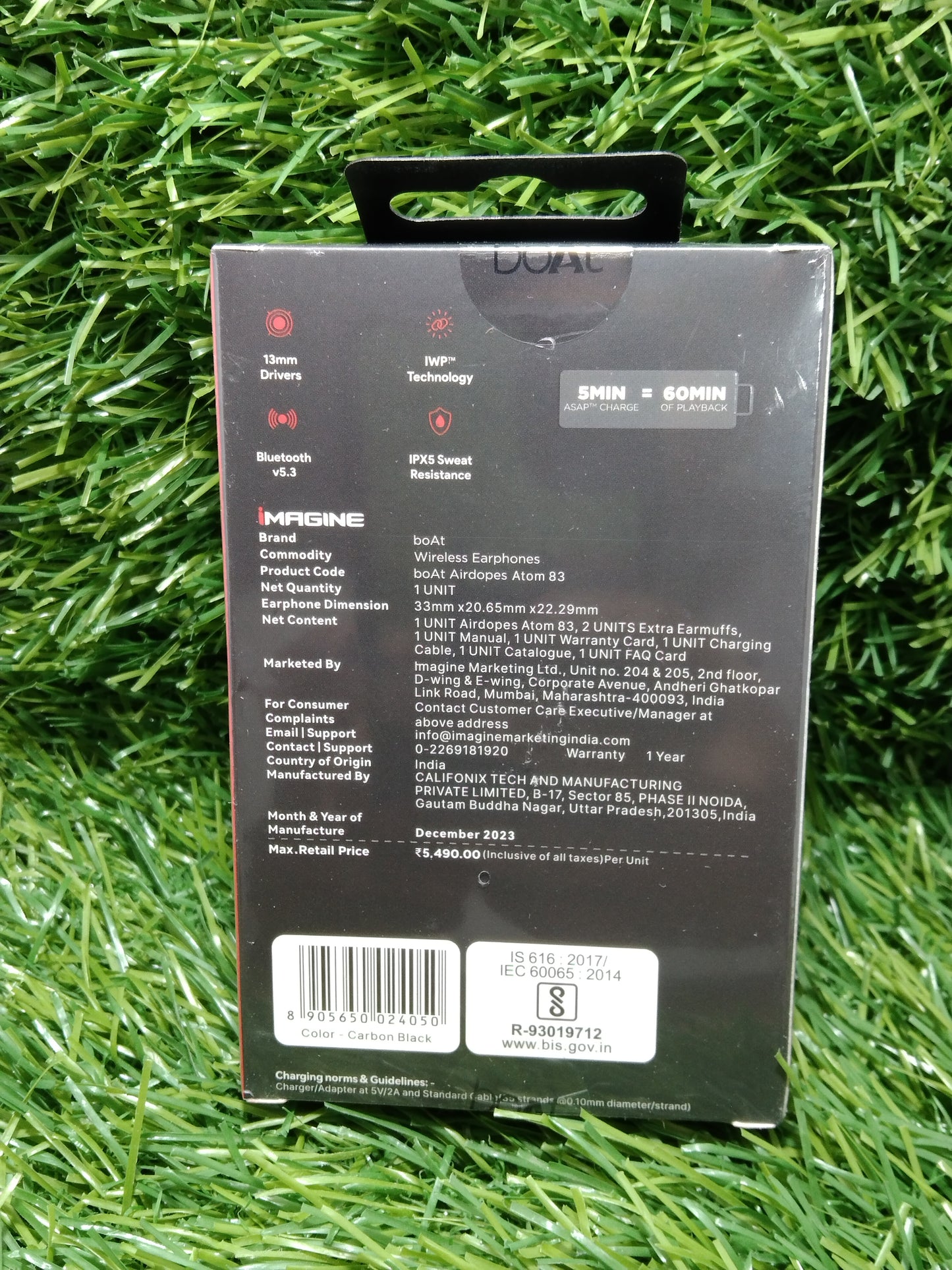 Boat Airdopes ATOM 81 earbuds Original