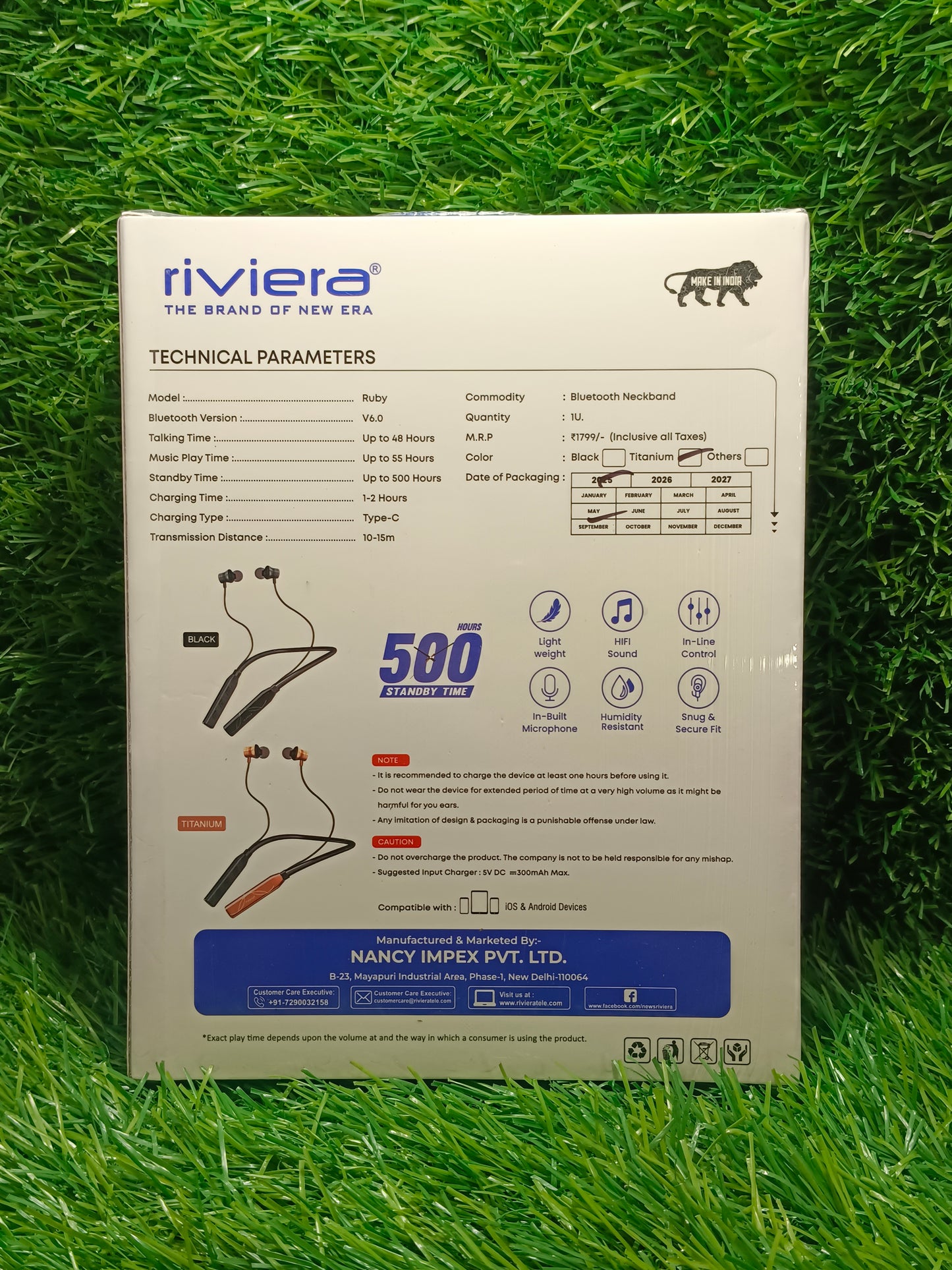 Riviera Ruby Neckband
