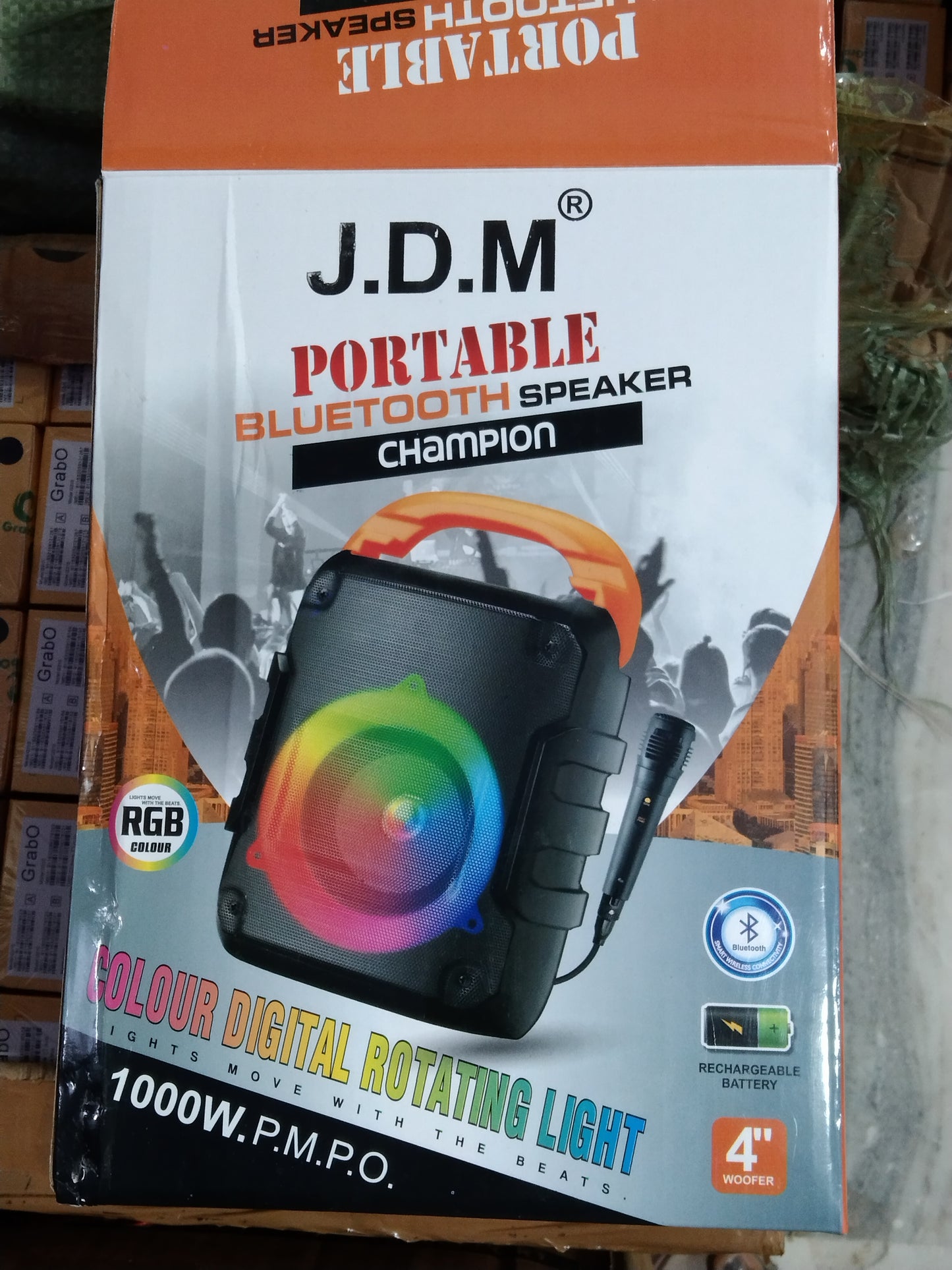 JDM Portable Blutooth Speaker With MIC