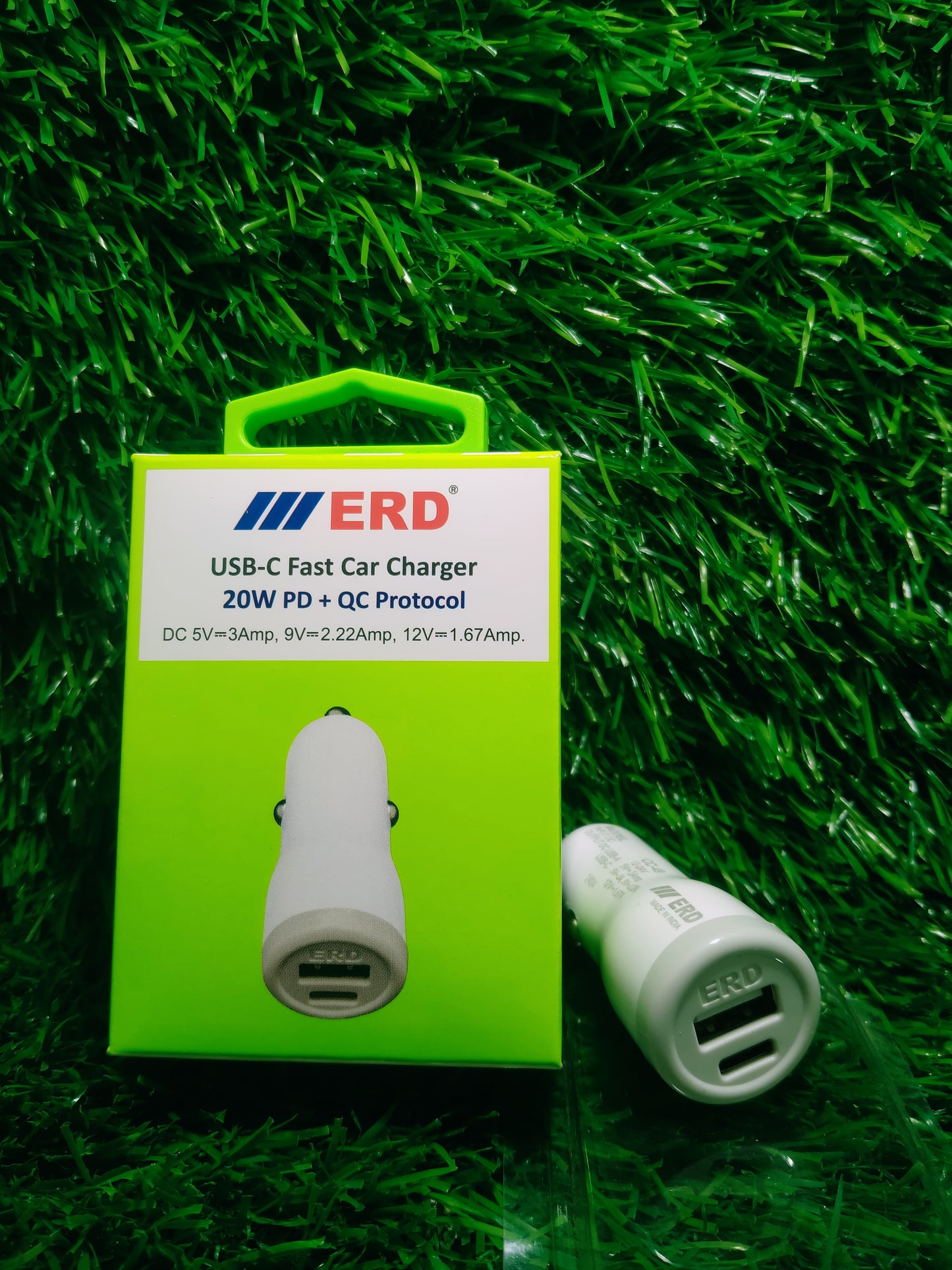 ERD CC-49 dual port PD+QC car charger