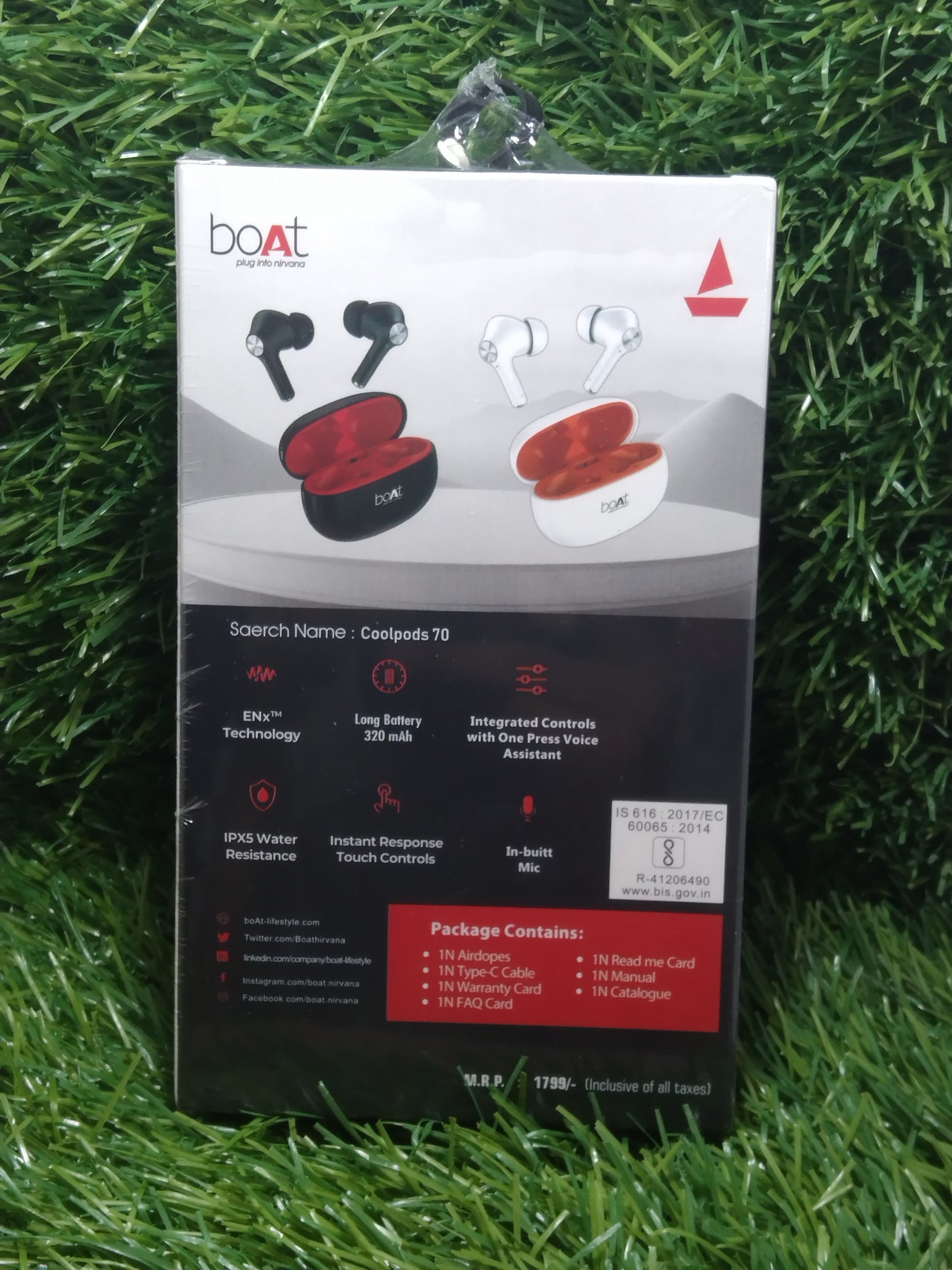 Boat Coolpods 70 Wireless Earbuds