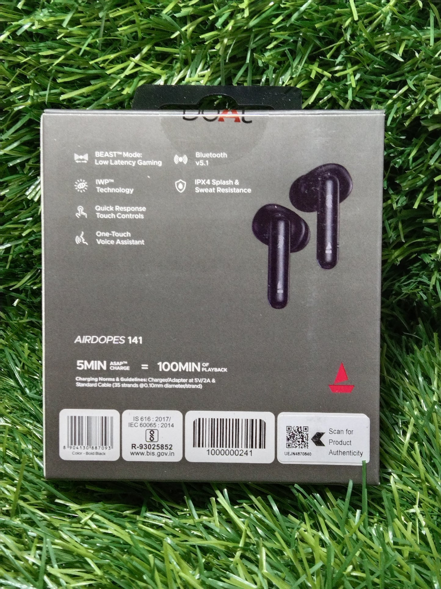 Boat 100% Original Airdopes 141 Earbuds