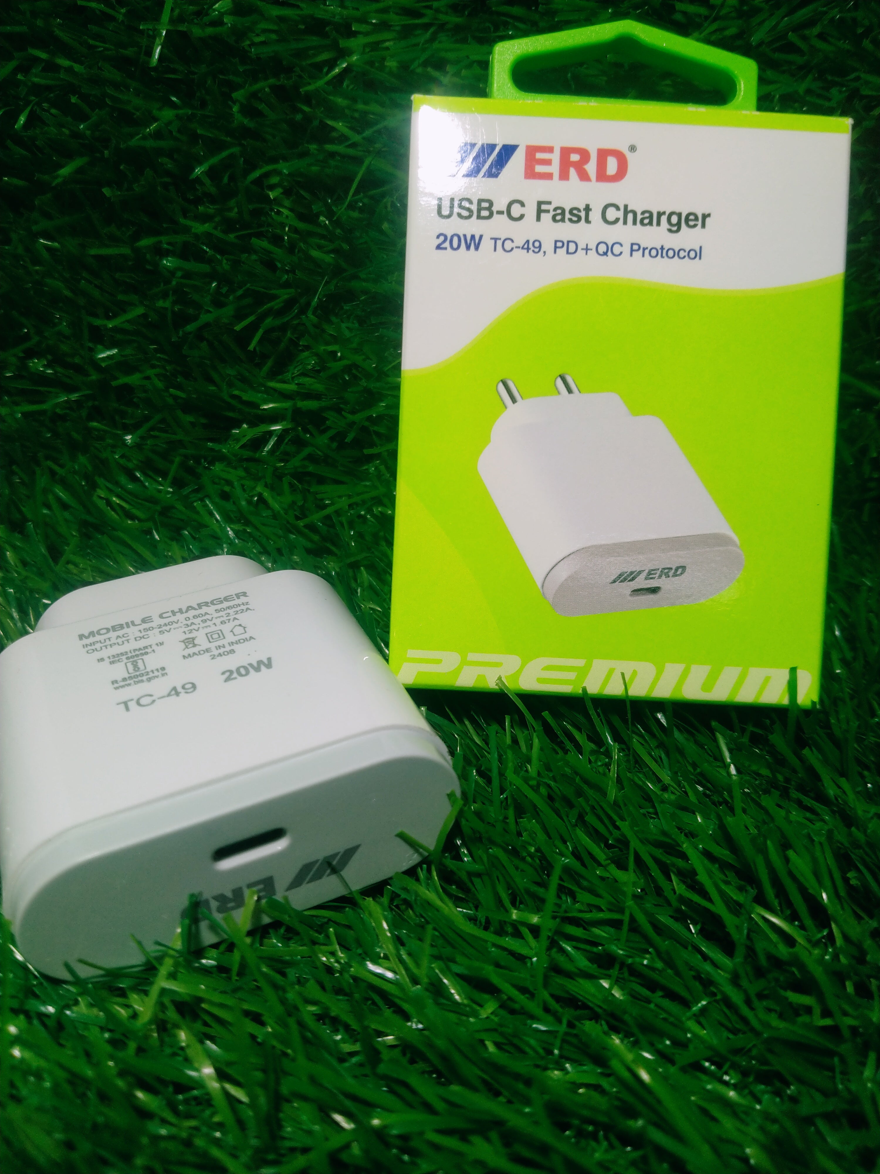 ERD TC-49, 20w, usb-c fast charger – Kharrido