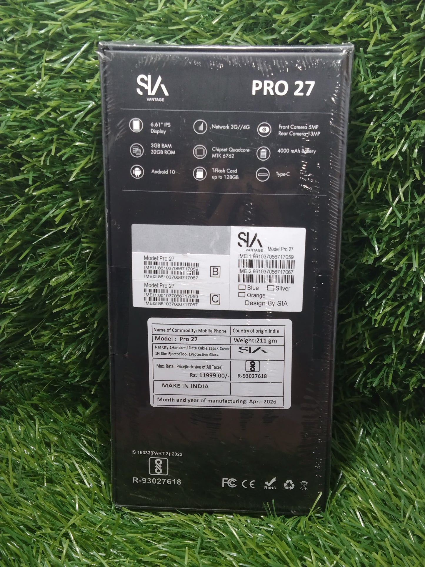 Sia Vantage Pro 27 Android Mobile Phone