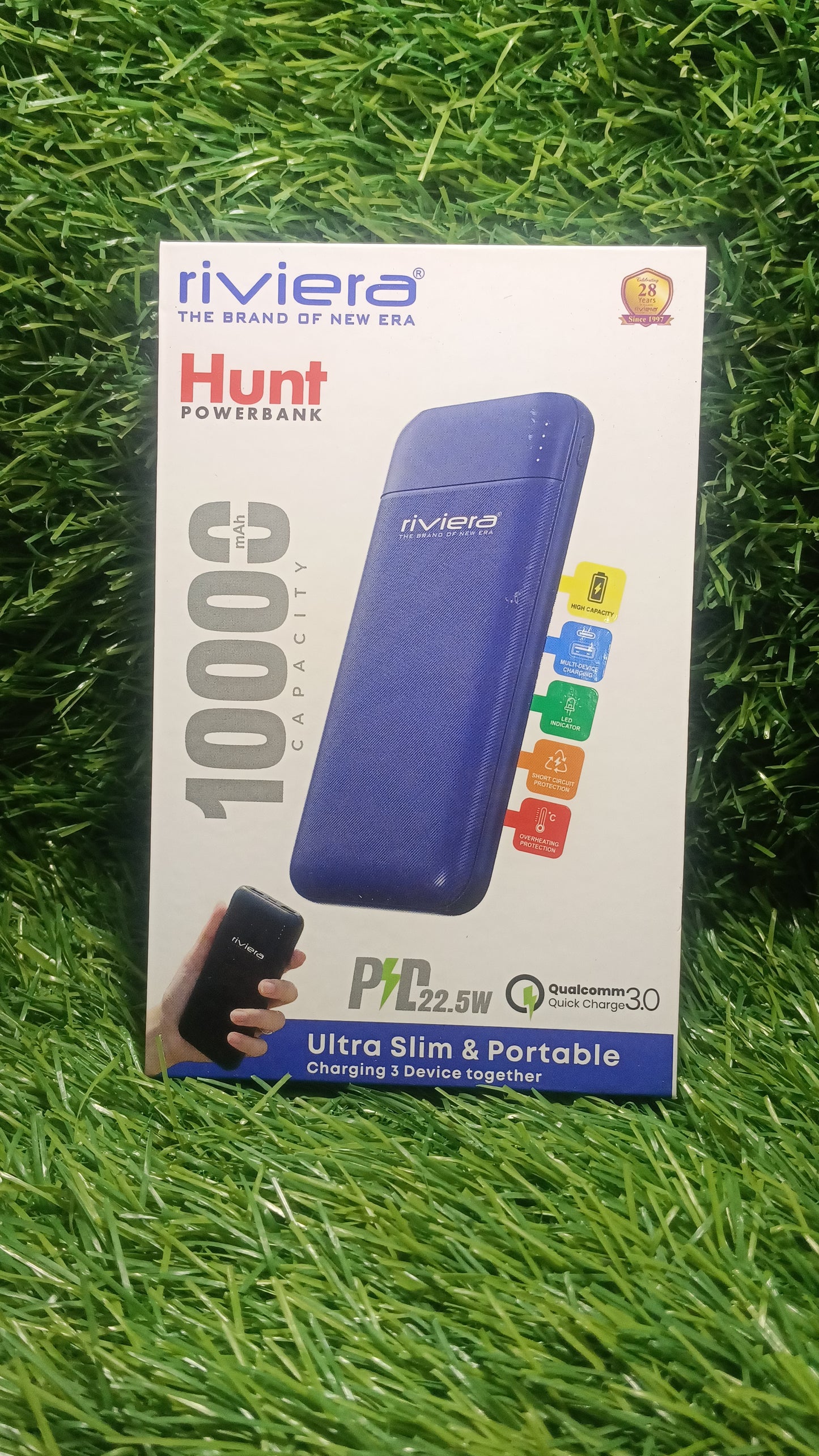 Riviera Hunt 10000 Mah Power Bank