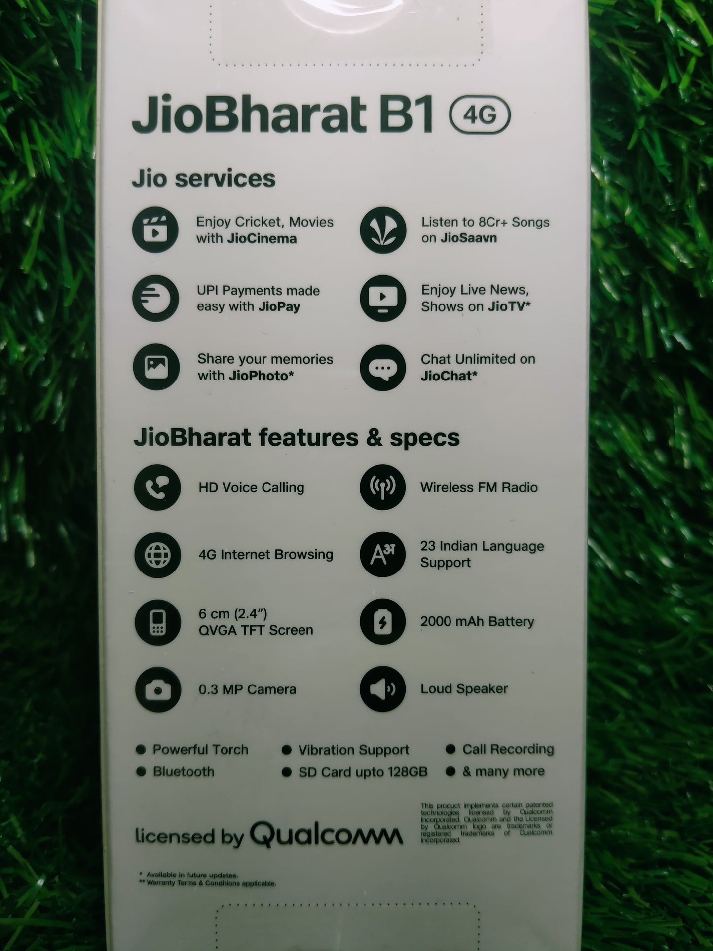 JIOBHARAT B1 4G JIO MOBILE PHONE